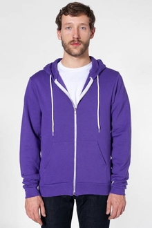 American Apparel<br>Unisex Flex Fleece<br>Full-Zip Hoodie<br>Style: F497W